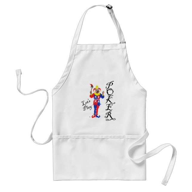 Lucky Poker Cairn Terrier Standard Apron (Front)