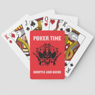 Lucky Poker Skull Playing Cards