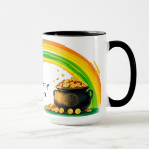 Lucky Pot of Gold Coins St. Patrick's Day Mug