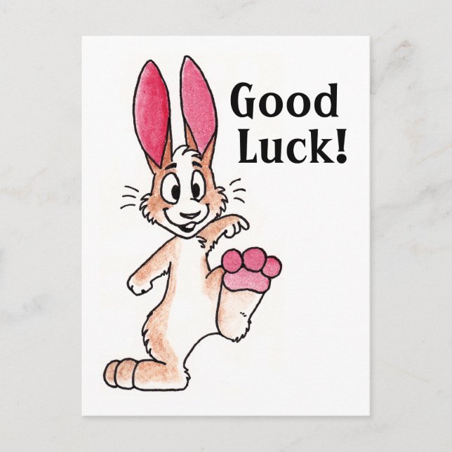 Lucky Rabbit Postcard (Front)