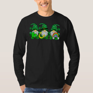 Lucky Rainbow Gnome Happy St Patrick's Day Kids Wo T-Shirt