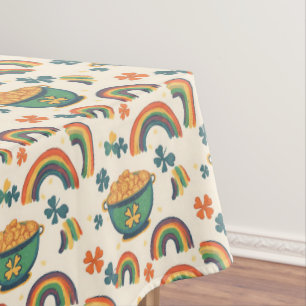 Lucky Rainbow Parade Tablecloth