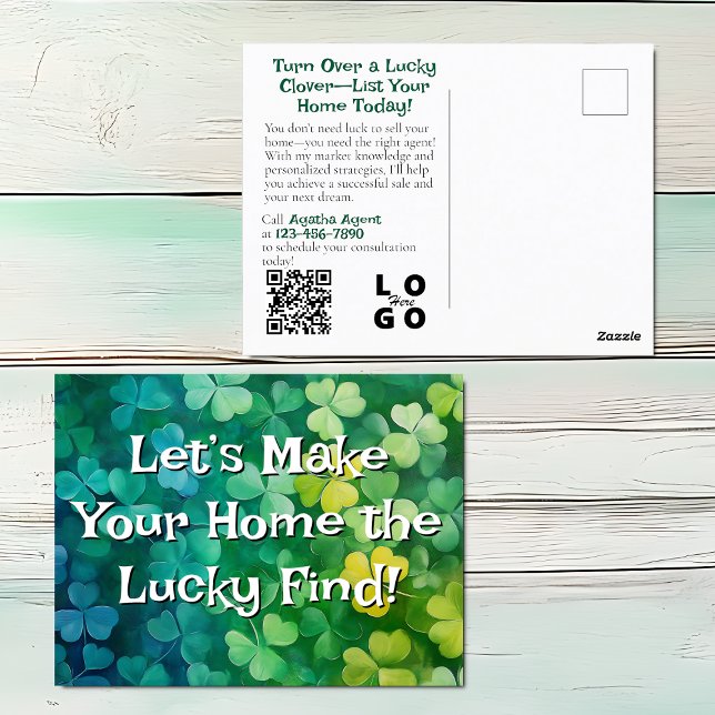 Lucky Real Estate Seller Marketing Postcard (Creator Uploaded)