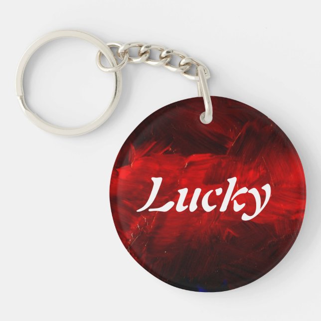 Lucky Red Key Ring (Front)