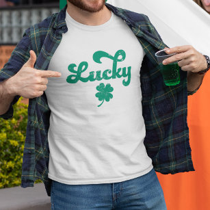 Lucky   Retro St Patrick's Day T-Shirt