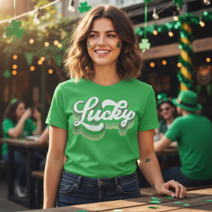 Lucky Retro St Patrick's Day T-Shirt