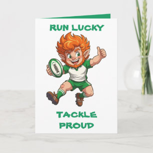 Lucky Run Match Day Magic St Patrick’s Weekend Card