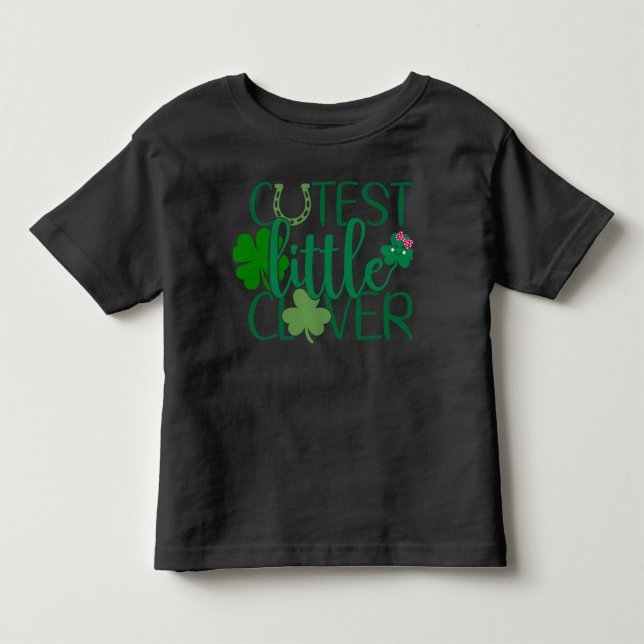 Lucky Saurus Rex – St. Patrick’s Day Dinosaur Toddler T-Shirt (Front)