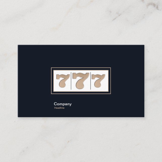 Lucky Seven Business Card (Front)