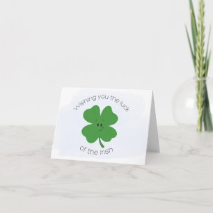 Lucky Shamrock Card