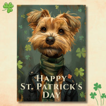 Lucky Shamrock Dog St. Patrick’s Day