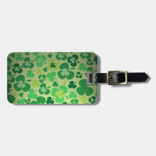 Lucky Shamrock Explosion Travel Tag