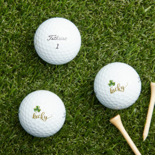 Lucky Shamrock Golf Balls