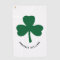 Lucky Shamrock Green Clover Monogram Name