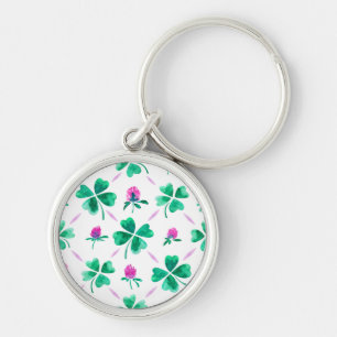 Lucky shamrock key ring