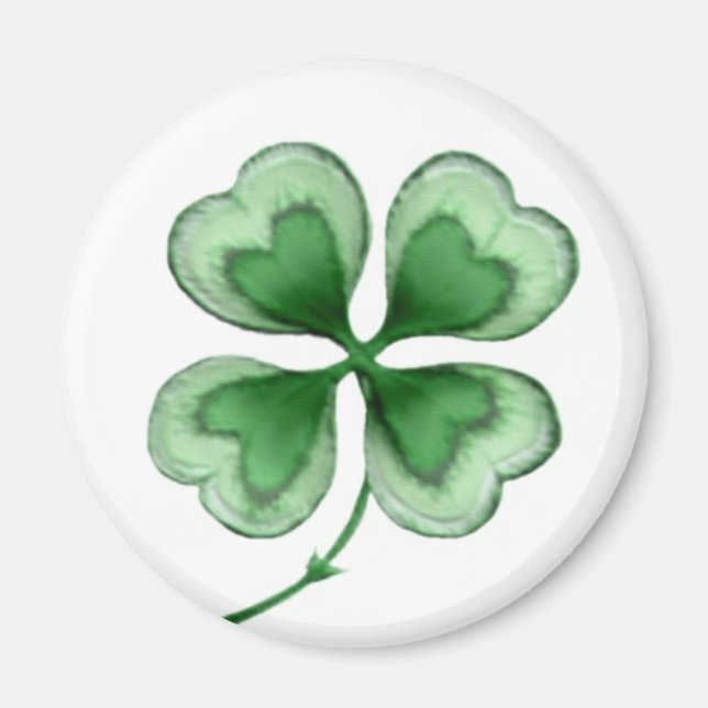 Lucky Shamrock Magnet (Front)