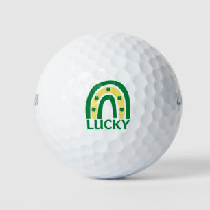Lucky Shamrock Rainbow St Patricks Golf Balls
