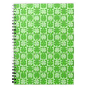 Lucky Shamrock Spiral Notebook