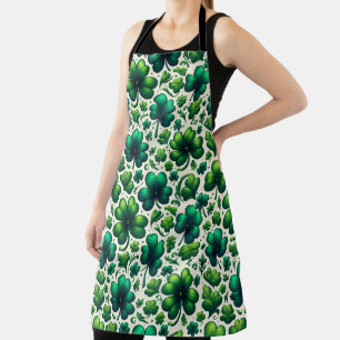 Lucky Shamrock St. Patrick’s Day Apron
