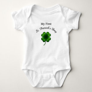 Lucky Shamrock St. Patrick’s Day Baby Outfit Bodysuit
