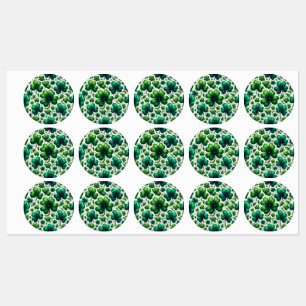 Lucky Shamrock St. Patrick’s Day Gift Labels
