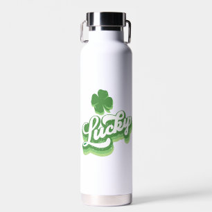 Lucky Shamrock St Patrick's Day Irish Water Bottle