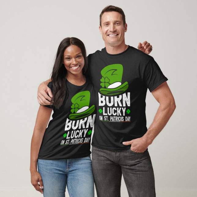 Lucky shamrock St. Patricks Day T-Shirt (Unisex)