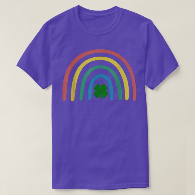 Lucky Shamrock St  T-Shirt (Design Front)