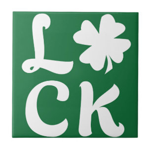 Lucky Shamrock Tile