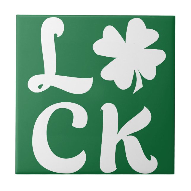 Lucky Shamrock Tile (Front)