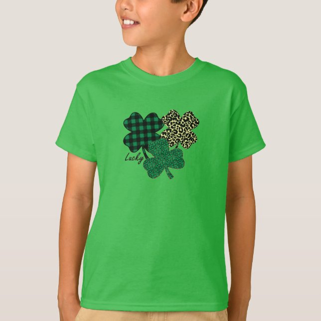 Lucky Shamrocks! T-Shirt (Front)