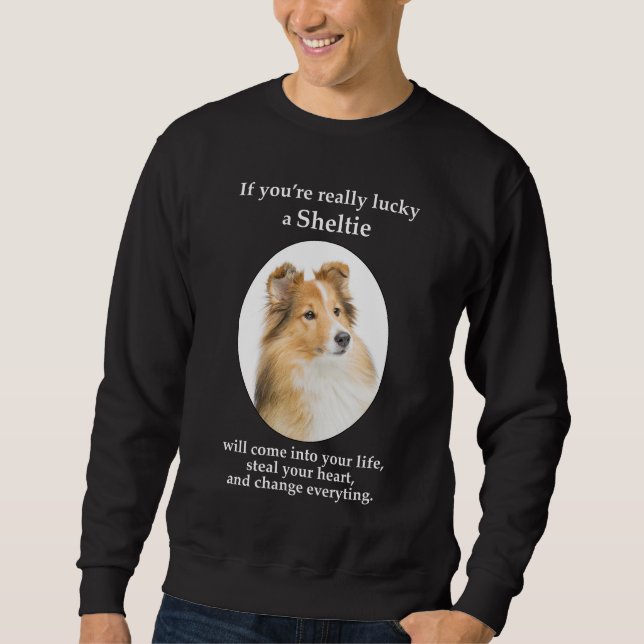 Lucky Sheltie Sweatshirt (Front)