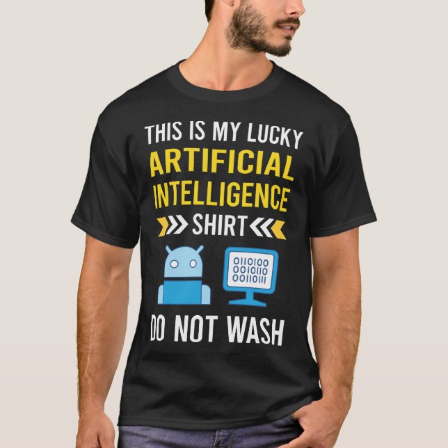 Lucky Shirt Artificial Intelligence AI (Front)