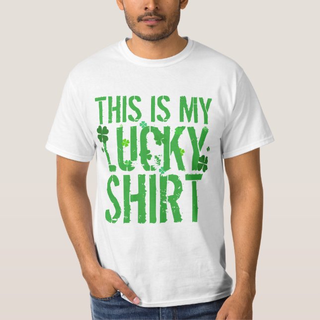 Lucky Shirt Lucky shamrocks (Front)