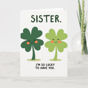 Lucky Sister Card