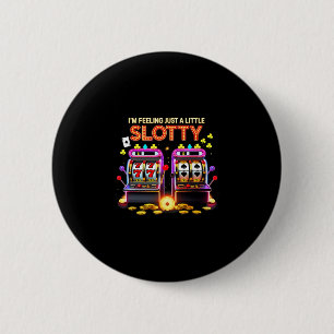 Lucky Slot Machine Casino Las Vegas Gambling Lover 6 Cm Round Badge