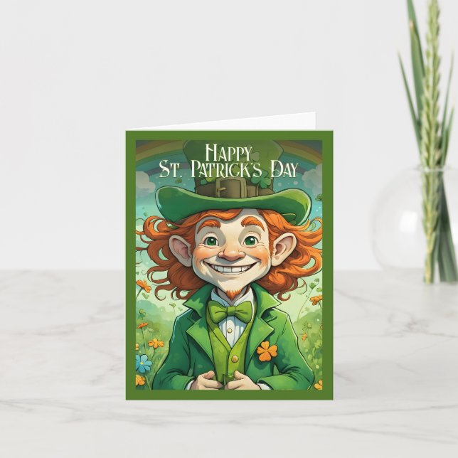 Lucky Smiles on St. Patrick’s Day Card (Front)