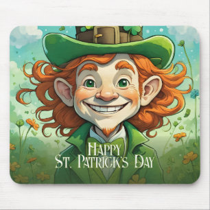 Lucky Smiles on St. Patrick’s Day Mouse Pad