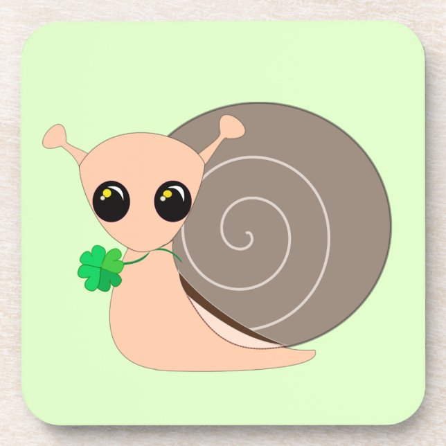 Lucky Snail Coaster (Front)