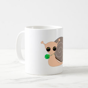 Lucky Snail - White Mug