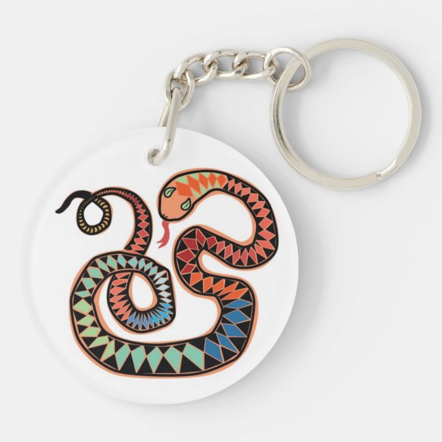 Lucky Snake key chain (Back)