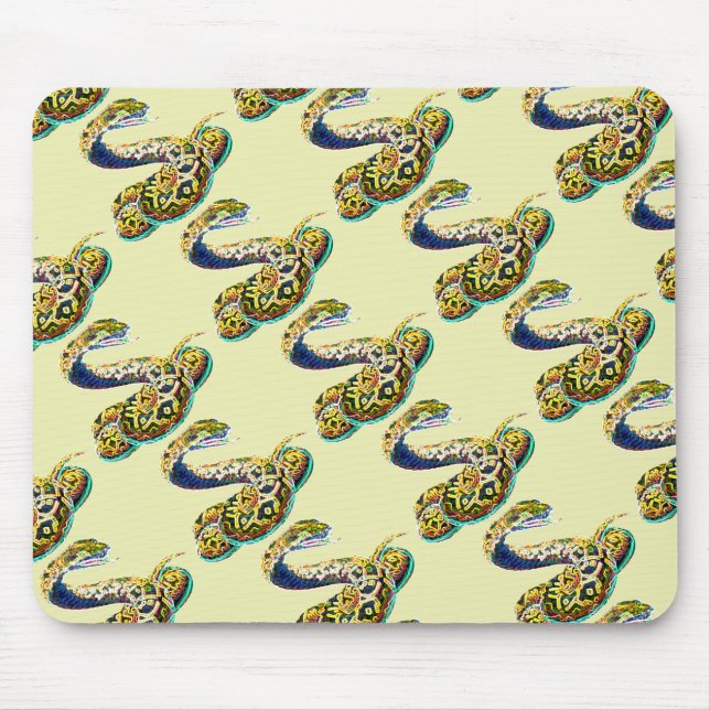 Lucky Snake Mouse Pad (Front)