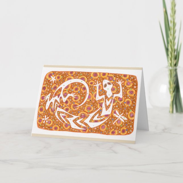 "Lucky Spirit" notecard (Front)