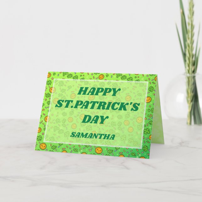 Lucky Sprinkles St. Patrick’s Day Card (Front)