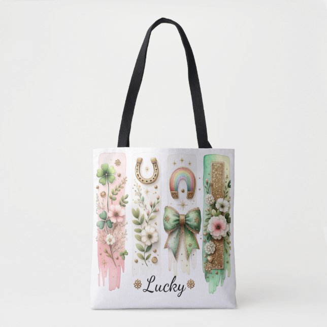 Lucky St. Patrick’s Day Tote Bag (Front)