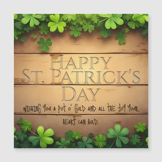 Lucky St. Patrick’s Day Wishes 🍀 (Front)