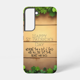 Lucky St. Patrick’s Day Wishes 🍀 Samsung Galaxy Case