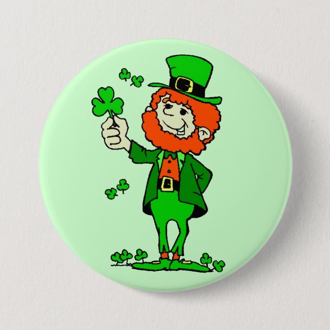Lucky St. Patrick's Button (Front)