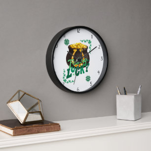 Lucky St Patricks Clock