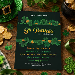 Lucky St. Patrick's Day Party Invitation